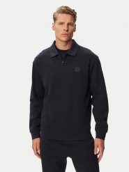 JOOP! Jeans Sweter Jjj-Davon 30103327 Granatowy Regular Fit. Niebieskie swetry męskie JOOP! Jeans, m, bez wzorów, z bawełny, bez kołnierzyka, bez ramiączek. Za 589.99 zł.