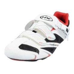 Damskie Buty Kolarskie Starlight. Białe obuwie trekkingowe damskie Northwave, bez zapięcia. Za 230.99 zł.