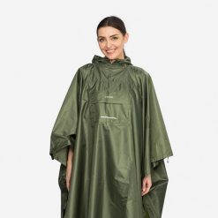 Poncho z miejscem na plecak Vesper Backpack. Zielone plecaki męskie Viking, bez wzorów, z materiału, klasyczne. Za 198.99 zł.