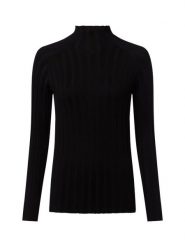 Marie Lund Sweter z dzianiny Kobiety dzianina grubo tkana czarny, XS. Czarne swetry nierozpinane damskie Marie Lund, xs, bez wzorów, z dzianiny, bez kołnierzyka, bez ramiączek. Za 159.95 zł.