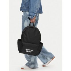 Plecak Reebok. Czarne plecaki męskie Reebok, bez wzorów, sportowe. Za 69.99 zł.