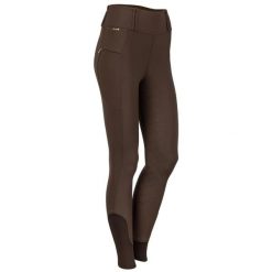 Damskie legginsy jeździeckie z pełną przyczepnością Harry's Horse Equitights Cla. Brązowe legginsy damskie HARRYS HORSE, bez wzorów, z elastanu. Za 341.50 zł.