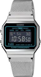 Zegarek Casio Zegarek damski Casio A700WEMS-1BEF srebrny. Szare zegarki damskie Casio, srebrne. Za 269.00 zł.