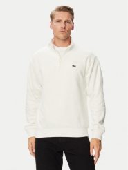 Lacoste Bluza SH8866 Kremowy Regular Fit. Białe bluzy męskie Lacoste, m, bez wzorów, z bawełny, bez ramiączek, bez kaptura. Za 639.99 zł.