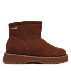 Śniegowce EMU Australia. Brązowe śniegowce damskie Emu Australia, bez zapięcia. Za 774.99 zł.