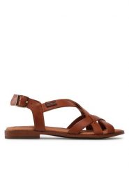 Pikolinos Sandały W0X-0556ST Brązowy. Brązowe sandały damskie Pikolinos, bez wzorów, ze skóry, bez obcasa, na płaskiej podeszwie, bez zapięcia. Za 339.99 zł.