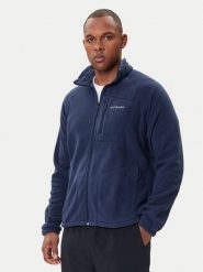 Columbia Polar Fast Trek 1420421 Granatowy Regular Fit. Niebieskie bluzy sportowe męskie Columbia, m, bez wzorów, z polaru, bez kaptura. Za 199.99 zł.