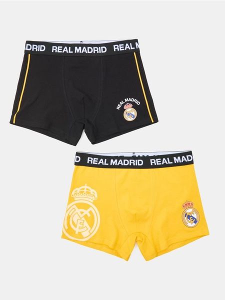 Bawełniane bokserki 2 pack Real Madrid - wielobarwny. Bokserki męskie Sinsay, bez wzorów, z bawełny. Za 35.99 zł.