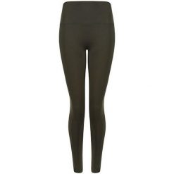 Legginsy Damskie Z Wysokimi Stanami Core. Zielone legginsy damskie TOMBO, bez wzorów. Za 159.99 zł.