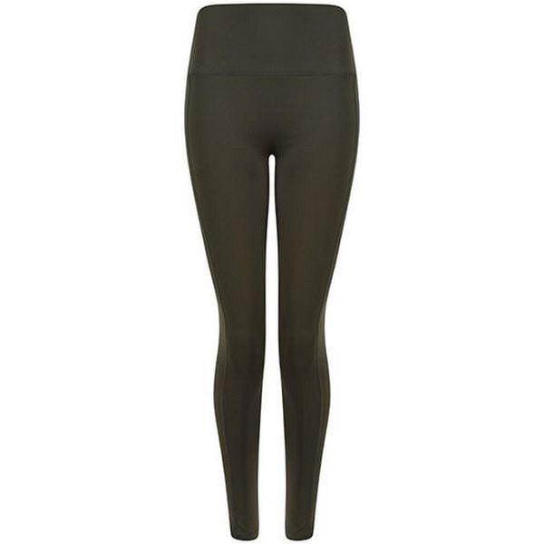 Legginsy Damskie Z Wysokimi Stanami Core. Zielone legginsy damskie TOMBO, bez wzorów. Za 159.99 zł.