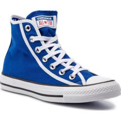 Trampki CONVERSE - Ctas Hi 163979C Blue/White/Black. Niebieskie trampki męskie Converse, bez wzorów, z gumy, sportowe, bez zapięcia. W wyprzedaży za 239.00 zł.