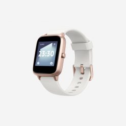 Zegarek smartwatch Decathlon CW900 HR. Białe zegarki męskie Decathlon, bez wzorów, ze stali. Za 219.99 zł.