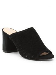 Solo Femme Klapki 82442-34-020/000-06-00 Czarny. Czarne klapki damskie Solo Femme, bez wzorów, ze skóry, bez obcasa, bez zapięcia. Za 299.99 zł.