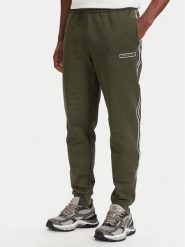 EA7 Emporio Armani Spodnie dresowe 7M002198 AF10377 U7014 Zielony ciemny Slim Fit. Zielone spodnie sportowe męskie EA7 Emporio Armani, m, bez wzorów, z bawełny. Za 529.99 zł.