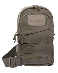 Torba na ramię Crossbody Bag oliwkowa. Zielone torby na ramię męskie Mil-Tec, z materiału, na ramię. Za 93.99 zł.