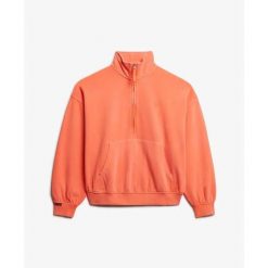 Damska bluza rozpinana do połowy Superdry Studios. Brązowe bluzy damskie Superdry, bez wzorów, bez ramiączek, bez kaptura. Za 326.00 zł.