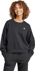 Adidas Bluza damska adidas Essentials Small Logo czarna IX7940 XL. Czarne bluzy damskie Adidas, xl, bez wzorów, bez ramiączek, bez kaptura. Za 160.30 zł.