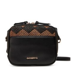 Torebka Gioseppo. Czarne listonoszki damskie Gioseppo, bez wzorów, bez dodatków. Za 139.99 zł.