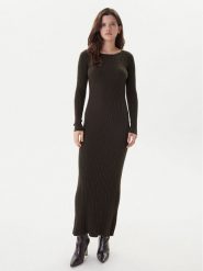 ONLY Sukienka dzianinowa Asta 15373788 Brązowy Regular Fit. Brązowe sukienki damskie ONLY, xs, bez wzorów, z dzianiny, bez kołnierzyka, bez ramiączek. Za 169.99 zł.