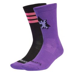 Skarpety adidas x Jeremy Scott. Czarne skarpetki damskie Adidas, bez wzorów. Za 89.95 zł.