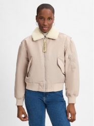 Calvin Klein Jeans Bluza Kobiety Sztuczne włókno beżowy, M. Brązowe bluzy damskie Calvin Klein Jeans, m, bez wzorów, z jeansu, bez ramiączek, bez kaptura. Za 479.95 zł.