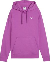 Bluza damska Puma ESS Comfort Hoodie fioletowa 682387 89 L. Fioletowe bluzy damskie Puma, l, bez wzorów, bez ramiączek, bez kaptura. Za 251.12 zł.