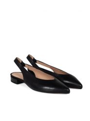 Geox Baleriny "Charyssa" | D929BA000TU | Kobieta | Czarny. Czarne balerinki damskie Geox, na lato, bez wzorów, ze skóry, eleganckie, bez obcasa, bez zapięcia. W wyprzedaży za 299.00 zł.