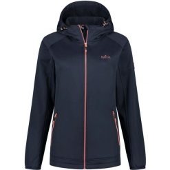 Kurtka Softshell Kjelvik Kelly dla Kobiet - Wiatroszczelna i Ciepła. Niebieskie kurtki sportowe damskie Jack Wolfskin, bez wzorów, z softshellu, bez ramiączek, bez kaptura, trekkingowe. Za 236.99 zł.