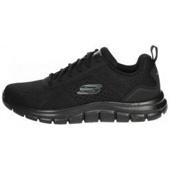Buty męskie Skechers Track-Leshur czarne 232758 BLK. Czarne komplety dresowe męskie Skechers, m, bez wzorów. Za 190.99 zł.