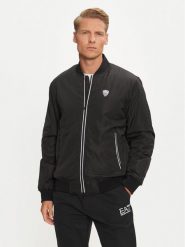 EA7 Emporio Armani Kurtka bomber 8NPB12 PN7LZ 1200 Czarny Regular Fit. Czarne kurtki męskie EA7 Emporio Armani, m, bez wzorów, z syntetyku, bez kaptura. Za 529.99 zł.