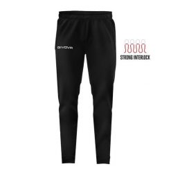Spodnie Sportowe Givova 100 2XL - Oddychające i Trwałe. Czarne spodnie dresowe damskie Givova, bez wzorów, sportowe. Za 71.81 zł.