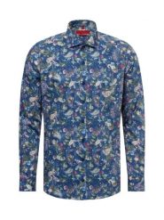Finshley & Harding koszula biznesowa - Easy Care Mężczyźni Slim Fit Bawełna niebieski|wielokolorowy, 38. Niebieskie koszule męskie Finshley & Harding, m, bez wzorów, z bawełny, biznesowe, bez kołnierzyka, bez ramiączek. Za 179.95 zł.