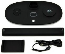 CEL-TEC 2208-072 ładowarka do urządzeń przenośnych Słuchawki, Smartfon, Smartwatch Czarny USB Bezprzewodowe ładowanie Wewnętrzna. Czarne zegarki smartwatch Belkin, bez wzorów. Za 406.96 zł.