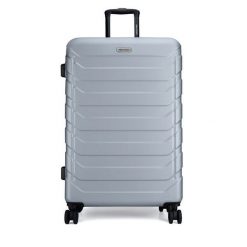 Walizka duża GINO ROSSI. Szare walizki damskie Gino Rossi, bez wzorów, duże. Za 299.99 zł.