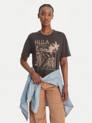 Billabong T-Shirt Vacay Wonder EBJZT00569 Czarny Loose Fit. Czarne t-shirty damskie Billabong, m, bez wzorów, z bawełny, bez kołnierzyka, bez ramiączek. Za 129.99 zł.