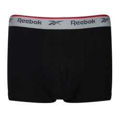 Męskie Kąpielówki Ovett (zestaw 3 Sztuk). Czarne kąpielówki męskie Reebok, m, bez wzorów. Za 238.99 zł.