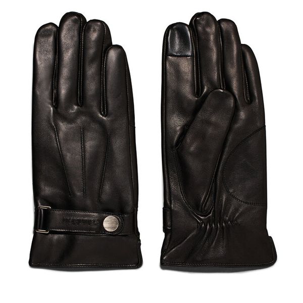 Rękawiczki Męskie Calvin Klein. Czarne rękawiczki męskie Calvin Klein, bez wzorów. Za 269.99 zł.