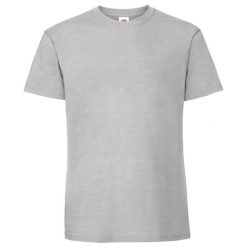 Koszulka Unisex Dla Dorosłych Iconic 195. Szare bluzki damskie fruit of the loom, bez wzorów, sportowe, bez kołnierzyka, bez ramiączek. Za 41.99 zł.
