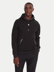 KARL LAGERFELD Bluza 705039 554907 Czarny Regular Fit. Czarne bluzy męskie KARL LAGERFELD, m, bez wzorów, z bawełny, bez ramiączek, bez kaptura. Za 939.99 zł.