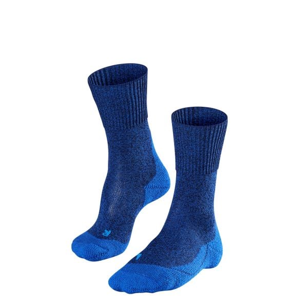 Skarpetki Falke TK1 Wool. Niebieskie skarpety męskie Falke, bez wzorów, z materiału. Za 167.50 zł.