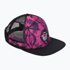 Czapka z daszkiem Hurley Elrow Tongue Trucker. Czerwone czapki damskie Hurley, bez wzorów, z materiału, sportowe. Za 73.99 zł.