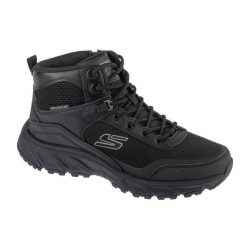 Buty trekkingowe męskie, Hillcrest 2.0 - Woodrock Peak. Czarne buty zimowe męskie Skechers, bez wzorów, bez obcasa, bez zapięcia. Za 379.90 zł.