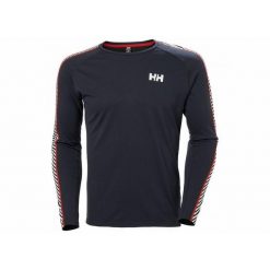 Bluza Helly Hansen lifa active stripe crew. Niebieskie bluzy męskie Helly Hansen, m, bez wzorów, bez ramiączek, bez kaptura. Za 233.15 zł.