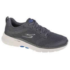 Buty sportowe Sneakersy męskie, Skechers Go Walk 6 Avalo. Brązowe buty sportowe męskie Skechers, bez wzorów, bez zapięcia, trekkingowe. Za 269.99 zł.