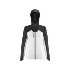 Kurtka do biegania Millet Intense Windbreaker Jkt W Szary Active Fit. Białe kurtki sportowe damskie Millet, s, bez wzorów, bez ramiączek, bez kaptura, do biegania. W wyprzedaży za 439.00 zł.