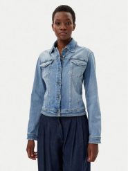 Liu Jo Kurtka jeansowa UA5046 DS615 Niebieski Regular Fit. Niebieskie kurtki damskie Liu Jo, l, bez wzorów, z bawełny, bez kaptura. Za 549.99 zł.