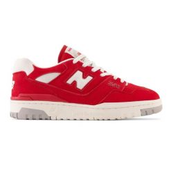 Buty sportowe sneakersy New Balance 550 Czerwone - BB550VND. Czerwone buty sportowe męskie New Balance, bez wzorów, bez zapięcia, do koszykówki. Za 618.71 zł.