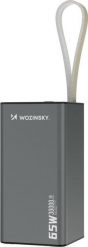 Powerbank Wozinsky K65+ 30000mAh Grafitowy. Szare powerbanki Wozinsky. Za 156.49 zł.