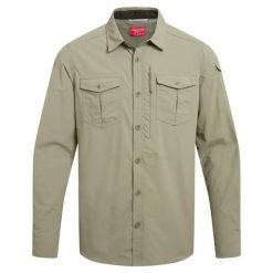 Koszula z długim rękawem Craghoppers NosiLife Adventure III. Zielone koszule męskie Craghoppers, m, bez wzorów, casualowe, bez kołnierzyka, bez ramiączek. W wyprzedaży za 400.90 zł.