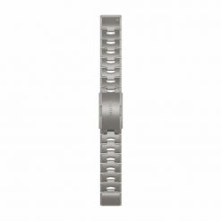 Pasek do zegarka Garmin Quickfit 2. Szare zegarki damskie Garmin, ze skóry, metalowe. W wyprzedaży za 904.00 zł.
